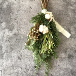 ★ウィンタースワッグ★クリスマススワッグ★ホワイトLサイズB