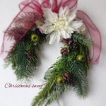 ☆Christmasスワッグ☆～アーティフィシャルフラワー～