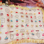 うさぎ♡おひるねフリルマット♡おしゃれマカロン♪