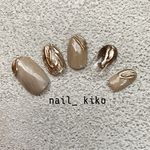 ネイルチップ　No.64 ﾆｭｱﾝｽﾈｲﾙ・ﾄﾚﾝﾄﾞﾈｲﾙ