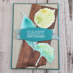 【バースデーカード】Leaf＆wood バースデーカード