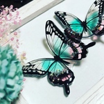 グラデーションカラーが美しい蝶々のヘアゴムorポニーフック🦋
