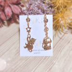 お買い得✴︎セット販売‼︎お洒落猫ちゃんのマスクチャーム♡ 【ピアス･イヤリングへ変更可能‼︎変更希望の方はメッセージください♡】