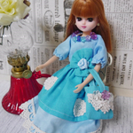 22㎝ドール服ワンピース&カバン