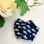 潜水艦柄のダブルガーゼマスク