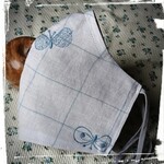 ☆お値下げ☆ミナペルホネン ちょうちょ マスク    マスクカバー インナーマスク 立体マスク