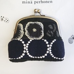 ミナペルホネン 親子がま口財布 jellyflower