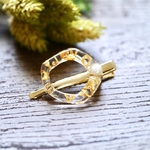 9/30にて販売終了🙇‍♀️🌼【clear】金木犀ヘアクリップ五角形