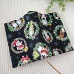 ペンギンサンタのクリスマス🎄ブックカバー(文庫本size)