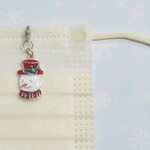クリスマス・マスク・ファスナーチャーム・送料無料