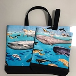 【現品のみ】レッスンバッグ&シューズケース　クジラ🐳サメ🦈