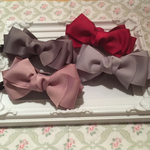 《sale》アシンメトリーリボン♡バナナクリップ