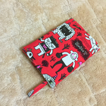 ブックカバーmomotaro  赤