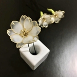 【yukarint様専用ページ】牡丹のヘアコーム・八重桜のUピンのセット