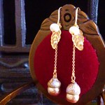 14KGF《*Holiday Special Collection* 》Tiny Acorn どんぐりピアス *プレシャスオパール*