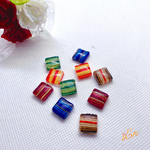 《飴玉ピアス》　金属アレルギー対応可能　水引　レジン　ピアス　オレンジ　ボルドー   ベージュ　グリーン　ブルー　シンプル　一粒