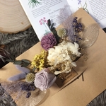 №011♡ドライフラワー＆プリザーブドフラワー髪飾り♡卒業式♡成人式♡結婚式