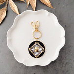 bijou key ring < black >