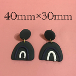 importアクリルピアス　ダークグリーン　2個1ペア