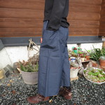 着物リメイク　西陣の反物からワイドパンツ