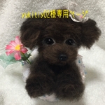 羊毛フェルト　トイプードル