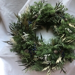クリスマスリース　針葉樹