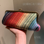 イタリア製◉rainbow 親子がま口　長財布