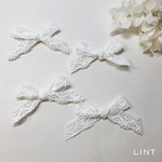 コットンレーステープのリボン 4個セット 送料無料！