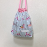 メリーゴーランド🌸コップ袋・巾着袋☆☆入園入学・女の子・こっぷ袋