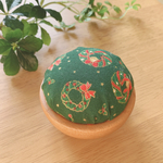 コロンと♪まるいピンクッション　(針刺し）