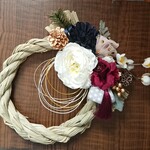 しめ縄リース＊新･巴里鞆絵(paritomoe)＊お正月飾り・しめ縄飾り・クラシックリース・ウィンターリース