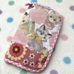 【レトロ＊lovely cats 】　マスクケース