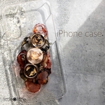 【iPhone全機種対応】ニュアンスiPhoneケース/アルコールインク【人気急上昇中♡】