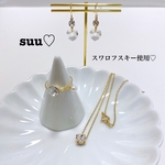 クリスタルスワロフスキーのアクセサリー3点セット