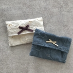 受注製作✄キッズサイズのポケットティッシュケース໒꒱*॰マーガレット刺繍生地ꕤ