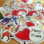 Merry Xmas フレークシール
