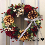 n様専用ケイトウのクリスマスリース♡（小）