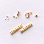 【再々々々販】7連パールスティックピアス/イヤリング/イヤーカフ［受注制作］