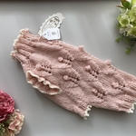 💕再販🐾No.350 フリル袖のお花畑(モデル:ヨーキー)
