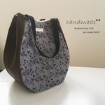バルーンバッグ♡Strawberry Fields Grayishリバティ＆choco