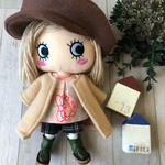 【nーtenko様専用ページ】着せ替え　〈4点セット〉ෆ̈ ハッピードール　イーマリー　キャスケット　帽子　コート　上下セット⬅️コート単品に変更