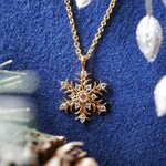 【１１月☆新作】雪の結晶 ネックレス （ver.2） ~snowflake~