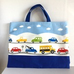 レッスンバック・ぷかぷか雲とカラフル車