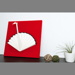 お正月用　鶴のアートパネル　【期間限定販売】