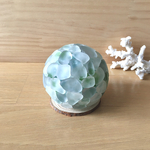 シーグラスのランプ／ball_gray