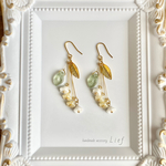 送料無料☆すずらんのピアス/イヤリング