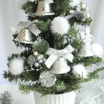 Silver Snow Christmas ornaments シルバースノー　　クリスマスオーナメント　クリスマスツリー