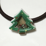 〈再販3〉【kids感謝価格】🎄クリスマス🎁シャカシャカ　クリスマスツリーヘアゴム 