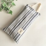 ボックスティッシュケース　オルタネートストライプ