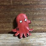 ブローチ「たこ」